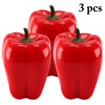 thumbnail image 2 of Coofit Artificial Pepper Foam Lifelike Realistic Creative Faux Pepper Fake Pepper, 2 of 10