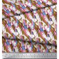 thumbnail image 2 of Soimoi Rayon Fabric Brush Stroke Abstract Print Fabric by Yard 42 Inch Wide, 2 of 3