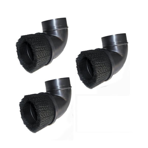Pièce de Rechange pour Aspirateur d'Atelier Aspirateur 2-1/2 Pouces Plastique 3 Brosse à Poussière // SVR-5300, 88-1600-07, 88-1610-05