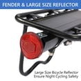 thumbnail image 3 of Semfri Bike Rack Heavy Weight Mountain Road Bike Rear Rack with Semi-Quick Release and Light Logo Bicycle Accessories Universal Adjustable Bicycle Luggage Rack - Black, 3 of 14