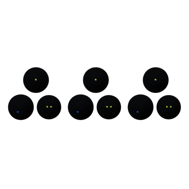 Transemion Multiple Models Available - Mixed Pack Squash Balls Tube Packing Blue Dot Training Squash Balls blue dot + single 3Set