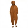 thumbnail image 1 of Hauts à Manches Longues pour Femmes, Combinaison à Capuche Unie pour la Maison, Mode Décontractée S-Xxxxxl, 1 of 9