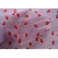 thumbnail image 4 of oneOone Cotton Silk Fabric Raspberry Fruit Print Fabric by Yard 42 Inch Wide, 4 of 4