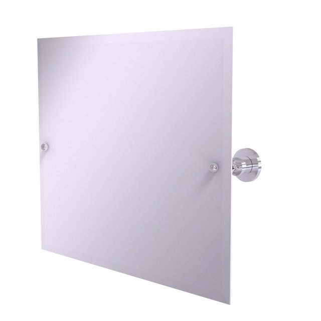 Frameless Landscape Rectangular Tilt Mirror with Beveled Edge