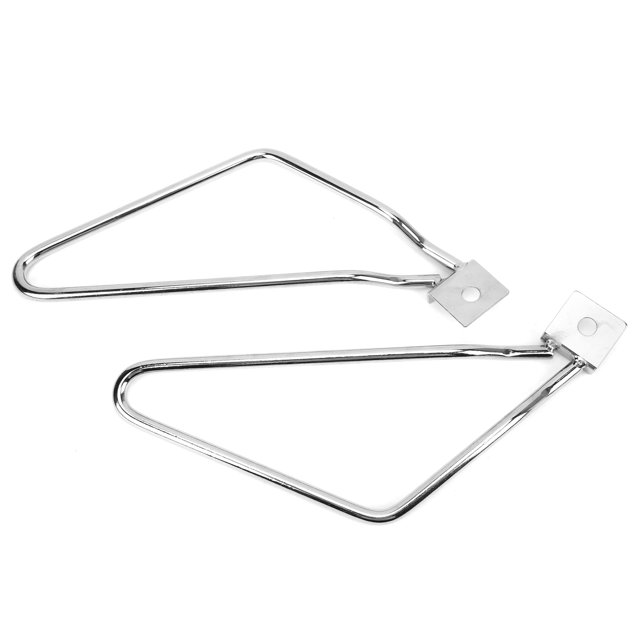 Saddle Bag Support, Stable Reliable Bracket Bars Silver Practical For Hold The Saddle Bags For Keep Saddlebags Off The Sides