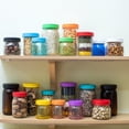 thumbnail image 4 of 1PC Wide Mouth Plastic Mason Jar Lids Unlined White Ribbed Lids 86mm, 4 of 7