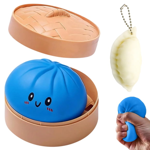EGNMCR Mystery Dumpling Squishyss Giantss Dumpling Mystery Box Squishyss Dumplinges Playing Jumbos Dumpling Stress Ball Soft Squeezes Decompression Dough A doll