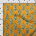 thumbnail image 2 of oneOone Georgette Viscose Fabric Leaves & Floral Block Fabric Prints By Yard 42 Inch Wide, 2 of 5