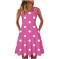 thumbnail image 2 of Costumes Sexy d'Halloween pour Femmes Robe Débardeur Sans Manches Col Rond Imprimé Mode Ligne A pour Femmes 2023 en Liquidation, 2 of 5