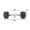 thumbnail image 2 of CAP Barbell Coated Hex Dumbbell, Single 3 - 100 lb, 2 of 6