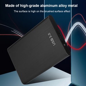 USB 3.0 vers USB2.0 SSD Cas, professionnel portable externe SSD Case disque dur boîtier de disque dur Case pour hommes femmes pour 2.5 7-9.5MMHDD et SSD Disque dur pour ordinateur portable