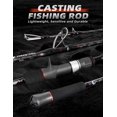 thumbnail image 2 of BLUEWING Casting Rods Fishing Rod 1 Piece Fishing Pole with SIC K-series Guides and Stainless Steel Frame for Inshore Fishing, Bottom Fishing, Jigging, Offshore Fishing, 5'6", 2 of 6