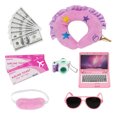 thumbnail image 2 of Doll Travel Kit Realistic Decorative Cute Doll Suitcase Set Doll Accessories Set, 2 of 8