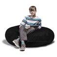 thumbnail image 2 of Jaxx 4 Pi Cocoon Pouf Poire pour Enfants, Noir, 2 of 5
