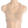 thumbnail image 3 of Bali 103J Womens Comfort Revolution Microfiber Crop Top Black Size - Extra Large, 3 of 4