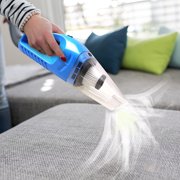 EDHITNR 120W High Power Car Vacuum Cleaner Strong Suction Wet Dry Hose Vacuum for Vehicle, Portable Handheld Auto Vacuum with 5M Cord, Easy Clean Multi Surface Debris Tool, Blue