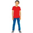 thumbnail image 3 of American Apparel Tee-shirt en Jersey Fin 12, Rouge, 3 of 4