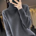 thumbnail image 1 of IMENGL Chandail en Laine Col Roulé Première Ligne, Gris 2TG, Taille m-2TG, 1 of 4