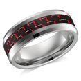 thumbnail image 1 of Men's Titanium Ring w/Carbon Fibre Inlay, 1 of 4