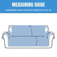 thumbnail image 3 of JUNWELL 100% Waterproof Sofa Cover Machine Washable Couch Cover Non Slip Furniture Protector Slipcover for Dogs  Children  Pets  Oversized Sofa  Brown, 3 of 8