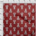 thumbnail image 3 of oneOone Polyester Spandex Maroon Fabric Block Fabric For Sewing Printed Craft Fabric By The Yard 56 Inch Wide-BQ, 3 of 5