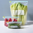 thumbnail image 1 of Wzzjkit Ziploc Bags, Food Grade Freezer Bags Airtight Resealable Storage Pouches for Home Use, Vacuum Sealer Bags for Food, 1 of 9