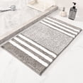 thumbnail image 4 of Rbaofujie Indoor Outdoor Rugs Extra Thick Microfiber Striped Door Mat - Non-Slip Bathroom Kitchen Entry Rug Water-Absorbent Floor Mat for Bathroom Threshold Kitchen Doorway Foot Mat Door Mat, 4 of 9