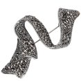 thumbnail image 2 of Broche Vintage, Broche en Alliage Vintage avec Strass, Broche en Strass, Broche en Alliage, Valeur Imbattable, 2 of 7