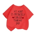 thumbnail image 1 of MEZZALL Filles Enfants Mignon Mode Imprimé Col Rond Manches Courtes Tee Été Ample Décontracté T-Shirt T-Shirts Hauts Adorable Tout-Petit Tenue Quotidienne, Rouge, 4-6 Ans, 1 of 4