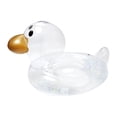 thumbnail image 2 of S SERENABLE Inflatable Swimming Float Flexible Cute Floating Toys Transparent Duck for Sequins Seat, 2 of 3