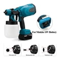 thumbnail image 4 of 800ML Portable Electric Spray Gun Cordless Paint Sprayer Household Electric Paint Sprayer Compatible For 18V Battery ,Easy to Use, 4 of 6