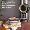 thumbnail image 3 of Portable Range Hood, 2 Gears Dual Speed Quiet Portable Kitchen Exhaust Fan Desktop Kitchen Hood with Detachable Cooling Filter Oil Collection Box for Indoor BBQ, 3 of 7
