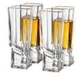 thumbnail image 1 of Carre Square Heavy Base Crystal Shot Glasses - 1.6 oz - Set of 4, 1 of 6