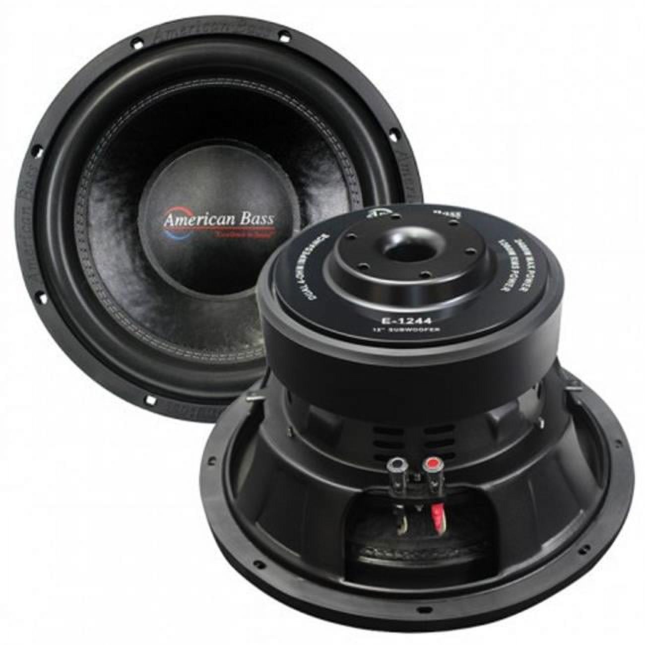 American Bass E1244 12 in. Car Woofer 1200 RMS 2400 Peak 3 in. VC