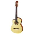 thumbnail image 1 of Ortega Guitars 6 String Performer Series Left-Handed Solid Top Slim Neck Acoustic-Electric Nylon Classical Guitar w/Bag, (RCE138SN-L), 1 of 4
