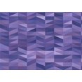 thumbnail image 1 of Ahgly Company Tapis Rectangulaire Lavable en Machine Intérieur Transitionnel Violet Améthyste Violet, 2 Pieds x 3 Pieds, 1 of 7