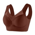 thumbnail image 4 of Timegard 4pc Bras for Women Wireless Comfy Breathable Full Coverage High Support Back Smoothing Everyday Bra, 4 of 4