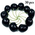 thumbnail image 1 of 30PCS Artificial Cherry Creative Decorative Lifelike Artificial Fruit Fake Fruit, 1 of 9