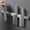 Silver, variant on LSLJS 304 Stainless Steel Magnetic Knife Bar - Use As Knife Holder, Knife Rack, Knife Strip, Kitchen Utensil Holder and Tool Holder Knife Rack Without Punching Kit, Knife Rack