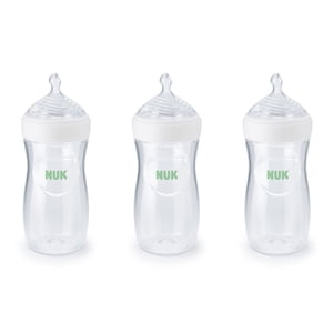 NUK Simply Bouteille naturelle avec SafeTemp, 9-oz, 1+ Mois