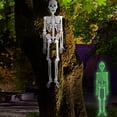 thumbnail image 3 of Glow In The Dark Skeleton Body Halloween Toy 30Cm Long Plastic Material With Movable Joints For Party Decoration White, 3 of 9