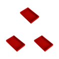 thumbnail image 3 of Baohd Soft Velvet Lining Jewelry Case Storage And Display Valuables In Style Jewelry Storage Box Gift Big red 3Set, 3 of 6
