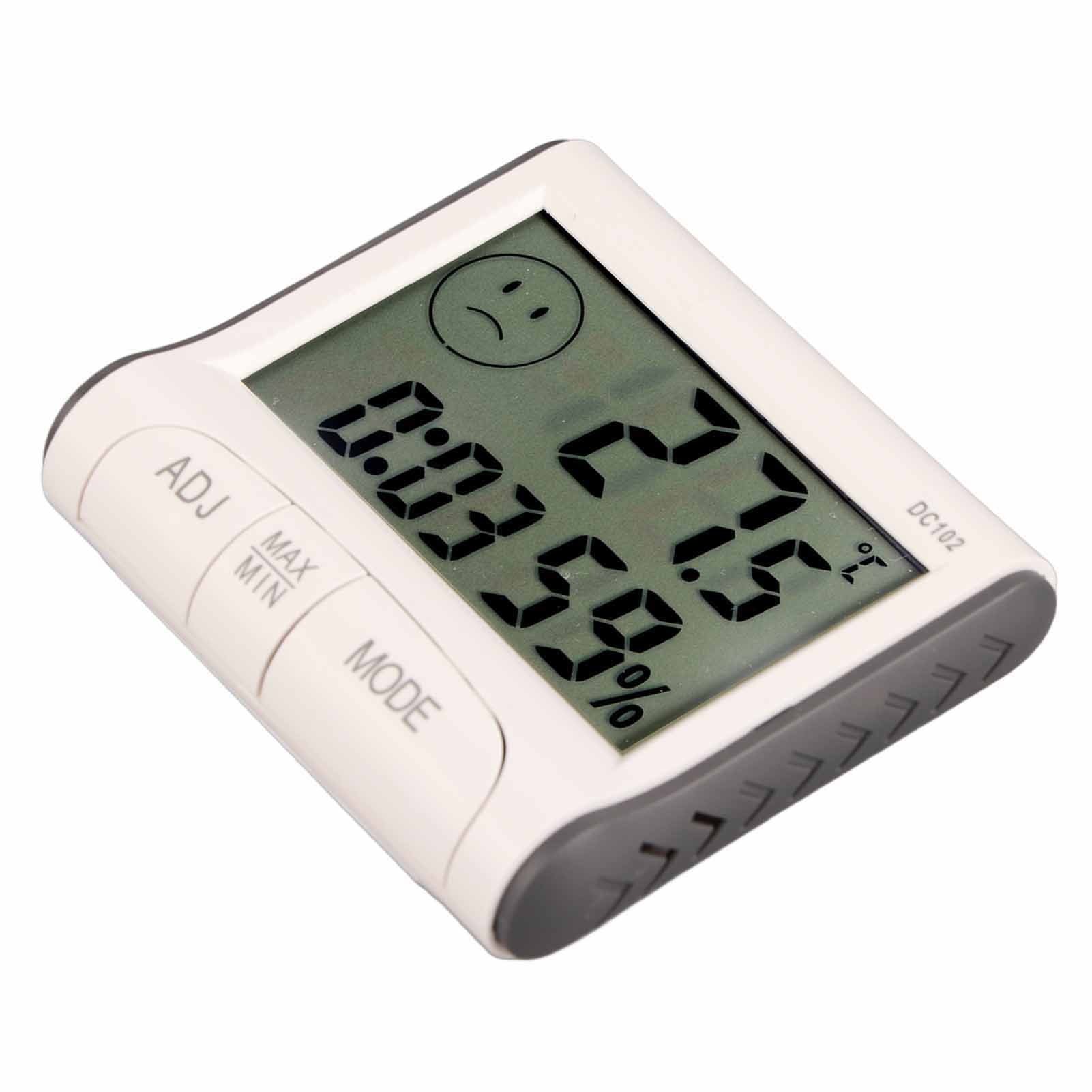 Compteur de température, utilisation durable de la station météorologique igitale surveillant pratique pratique pratique pratique pour la maison pour le jardin pour le bureau