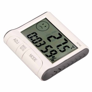 Compteur de température, utilisation durable de la station météorologique igitale surveillant pratique pratique pratique pratique pour la maison pour le jardin pour le bureau