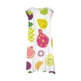 thumbnail image 4 of PMVFHDE Robe Florale Printemps Été pour Filles / Col Rond Sans Manches Tenue Décontractée / Tenue Légère pour Fête pour Tout-Petits à Préadolescents Blanc,9-10, 4 of 5