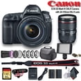 thumbnail image 1 of Canon EOS 5D Mark IV DSLR Camera with 24-105mm F/4L II Lens (Intl Model) W/ Bag, Extra Battery, LED Light, Mic, Filters and More - Advanced Bundle(International Model), 1 of 7