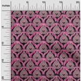 thumbnail image 1 of oneOone Georgette Viscose Fabric Damask & Floral Block Decor Fabric Printed BTY 42 Inch Wide, 1 of 4