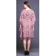 thumbnail image 4 of Bimba Mandala Femme Courte Plage Kaftan Tenue de Plage Paréo de Bikini Robe Midi-P-L, 4 of 5