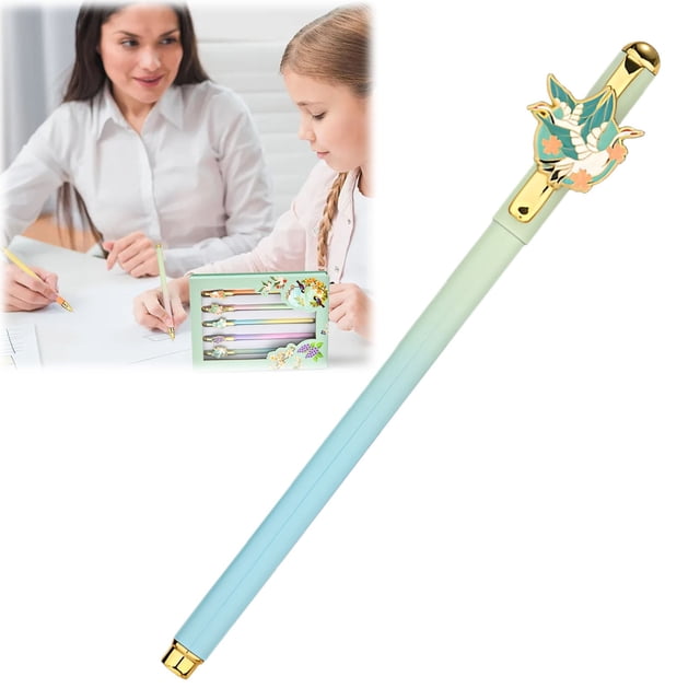 Cqxid Pencil Curler Under $5 Home & Garden Pen 2ml Museum Stationery Flower God Pen Exquisite Design Smooth Writing Suitable For Student Creative