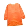thumbnail image 3 of Kids Smock Painting Drawing Bib Waterproof Apron Orange_M 90-150cm, 3 of 3